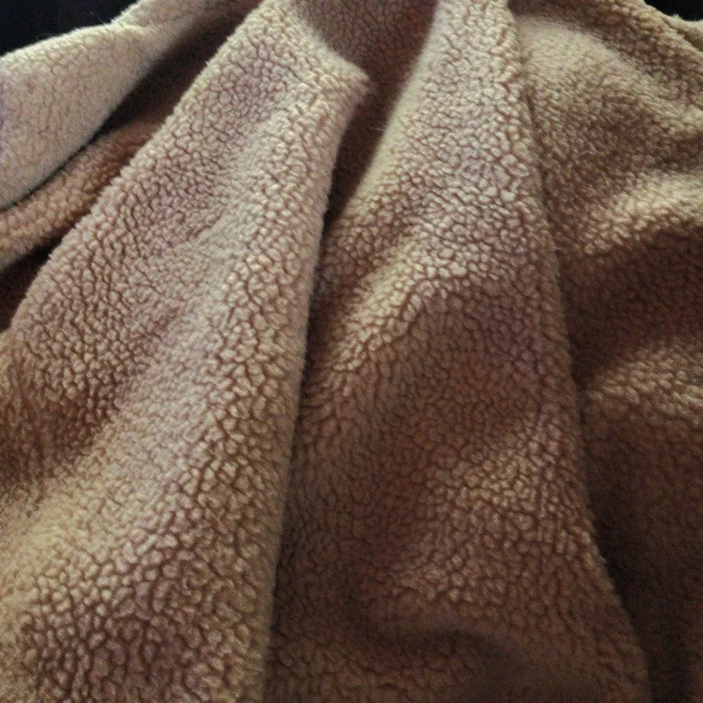 Vintage 70s Tapestry Carpet Lakeland Coat Jacket Medium 38 Sherpa 44" Chest - Picture 8 of 9